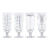 Reed & Barton New Vintage 4Pc Iced Beverage Glass Set,
