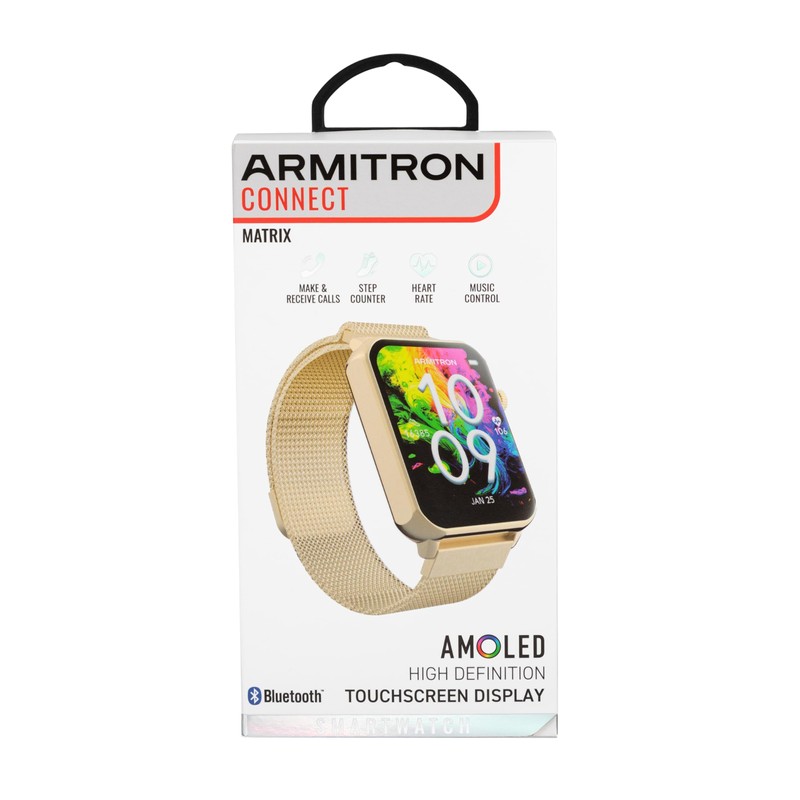 Armitron Connect Matrix Smartwatch, Health and Fitness Tracker, Sport Modes,