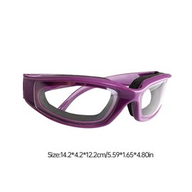 QHFlashbuy Onion Glasses, Kitchen Accessories, Onion Protective Glasses, Windproof Onion Glasses, Eye Protector for Chopper Onions, Tear-Resistant, Cutting, Chopping, Dustproof