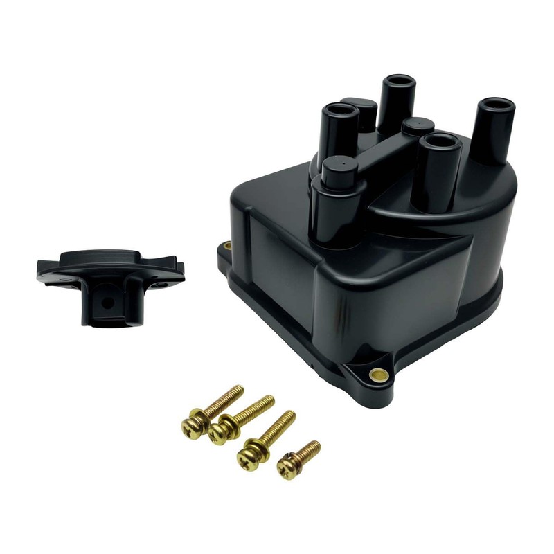 HYNYHT Ignition Distributor Cap and Rotor Kit Set 30102-P54-006 Compatible