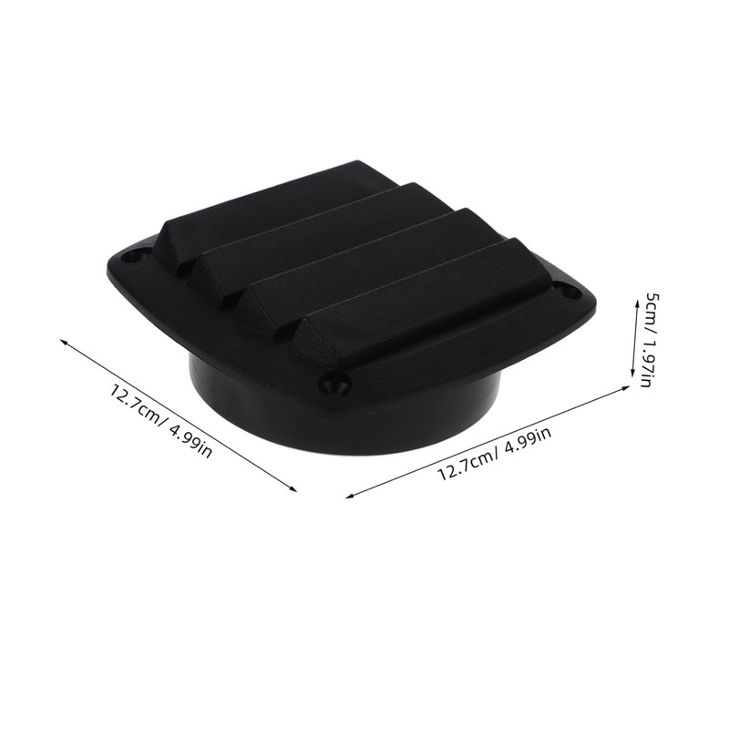 Kisangel Nylon Boat Vent Cover Louvered Vent Grille for Efficient