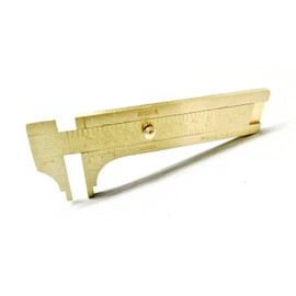 Brass Sliding Gauge Pocket Caliper Vernier 2-1/2" Measuring Tool Made in Germany
