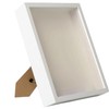 Shadow Box 6x8 Artificial Board White Shadow Box Frame Tabletop/Hanging