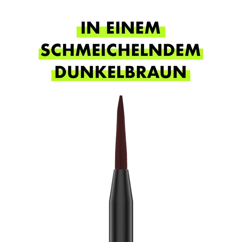 SANTE Naturkosmetik Liquid Eyeliner 02 Coffee, with Valuable Organic Castor