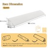 Vekkia Queen Bed Wedge Pillow for Headboard Gap/Mattress Gap Filler/Headboard