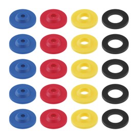 LT Easiyl 20pcs Water Saving Shower Adapter Flow Limiter Shower Hose Water Flow Reducer Limiter Washers Shower Head Flow Control Valve for Home Bathroom Toilet Hotel