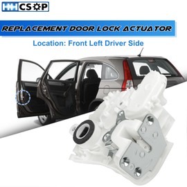 Front Left Driver Side Power Door Lock Latch Actuator Motor Replacement for Honda CR-V CRV 2007 2008 2009 2010 2011 Replaces# 72150-SWA-A01 72150SWAA01