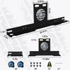 kuaiben Wheel Alignment Tool with Imperial Tape Measure, Upgraded Automotive