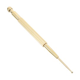 FRCOLOR Brass Double Headed Acupoint Massage Pen Body Relax Stick for Trigger Point Therapy for Neck Shoulders Back Portable Fatigue Alleviation Tool