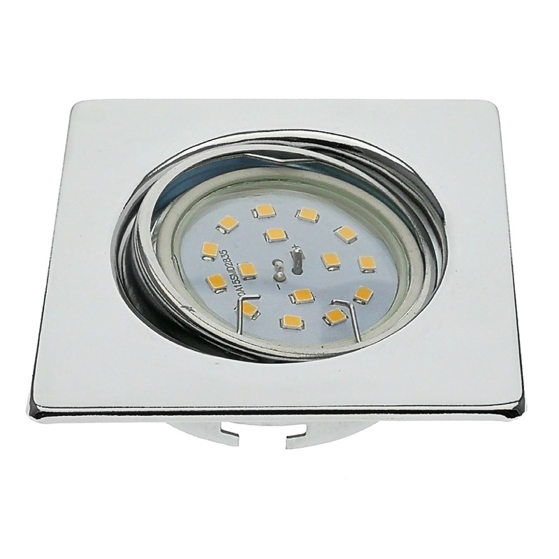 Trango® 6 LED Dimmable Square Recessed Downlight including 6X6 W