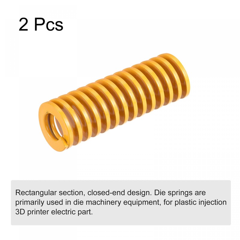 uxcell 3D Printer Die Spring, 18mm OD 60mm Long 2pcs
