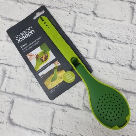 Joseph Joseph Gusto Spice & Herb Infuser Spoon with Herb Stripper, Green