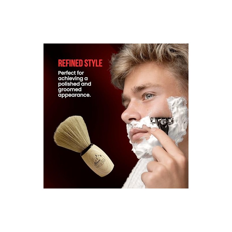 The Shave Factory Shaving Brush - Perfect for Traditional Wet