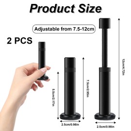 GPU Support Bracket, 2Pcs Adjustable GPU Anti Sag Brackets GPU Stand Graphics Card GPU Brace Support GPU Sag Bracket Vertical GPU Mount with Magnet and Non-Slip Pad for Universal GPU Cards - 75-120mm