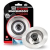 Kitchen SinkShroom Revolutionary Clog-Free Stainless Steel Sink Strainer, Black, 1-(Pack)