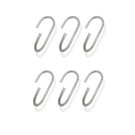 TheFirstGrain S-Shaped Hook, Twist, Small, Set of 6, Stainless Steel, Hook Width 1.0 x Length 2.6 inches (2.5 x 6.7 cm), Load Capacity 11.0 lbs (5 kg)