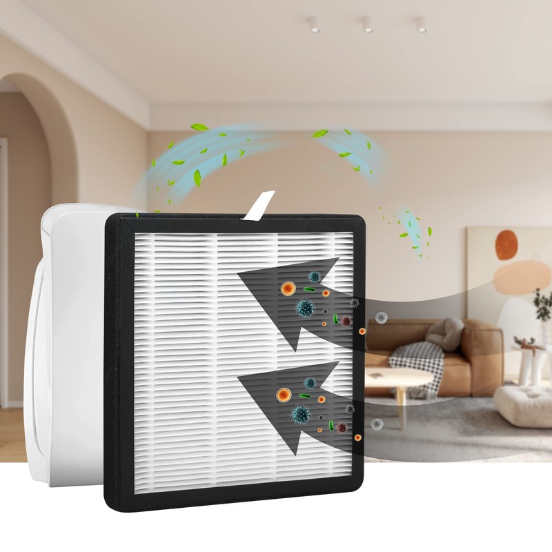 FCFMY 4 Packs True HEPA Replacement Filters Compatible with Westinghouse