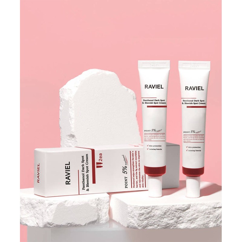 Ravielle [2EA][Clinically Completed/Low Irritation] Panthenol Spot Cream for Dark Spots