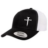 Mari Kyrios Christian Hat 3 Nail Cross Heart Side Heat