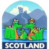 Nessie Fridge Magnet Scotland Scottish Souvenir Lochness Monster Family