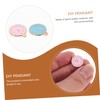 jojofuny 20Pcs Creative Clock Design DIY Jewelry Accessories Cute Pendant