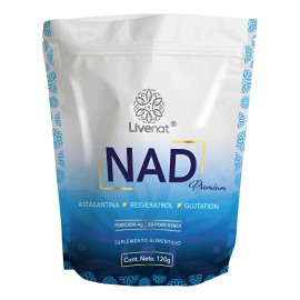 Nad+ Premium Livenat | Antiedad, Energia, Antioxidante, 1mes