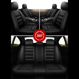 Unbranded For Toyota Camry 2018-2023 PU Leather Car 5-Seat Covers Front Rear Cushion Pad