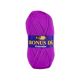 Hayfield Bonus DK Double Knitting Yarn, Neon Purple (551), 100g by Sirdar