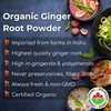 Organic Ginger Root Powder 3oz (85g) - High in Gingerols