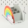 KAJAWIS Colouring Pencil Organiser Desk Organiser for Kids Rainbow ECO