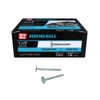 Grip-Rite 112EGRFG1, 1-1/2" Electro-Galvanized Roofing Nails, 1 lb Pack, Rust-Resistant