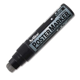 Artline Poster Markers - Metallic Silver, 12 mm