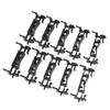 10Pcs Roof Moulding Drip Rail Clip for Lancer EVO 2002-2016