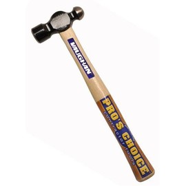 Vaughan 155-30 TC016 Hickory Handle Ball Pein Hammer, 16-Ounce Head