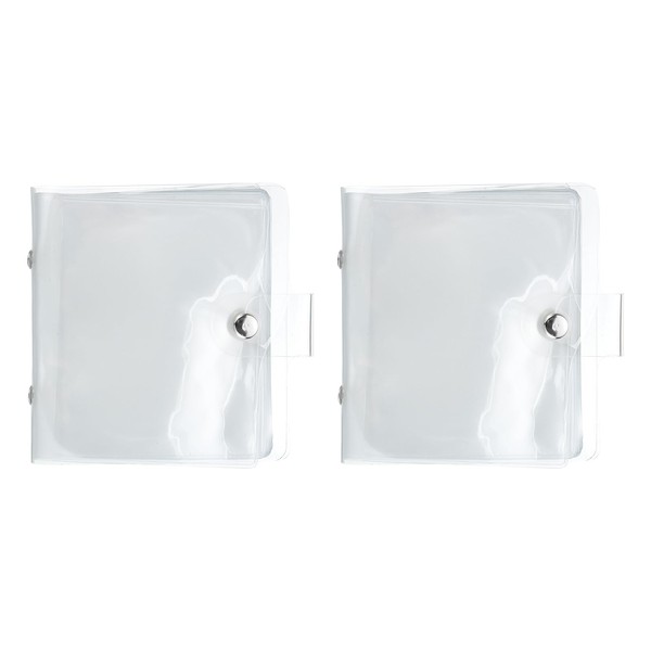 sourcing map 2 Pcs Mini Photo Album, 36 Pockets 4x4