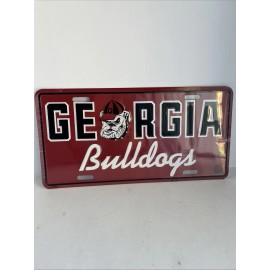 Vintage Georgia Bulldogs Metal Novelty License Plate SEALED
