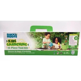 Back to the Roots Kids' Gardening Tool Kit with Organic Seeds, 16 Piece Set NEW