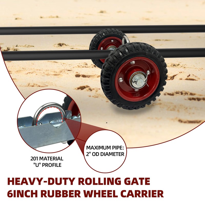 Rolling Gate Hardware Kit for Farm, Fence Gates, Rolling Gates-