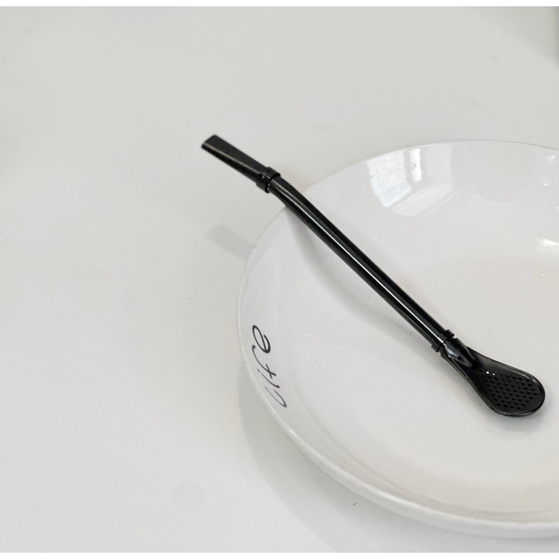 4-In-1 Reusable Stainless Steel Straw Spoon & Filter, 5 Pcs