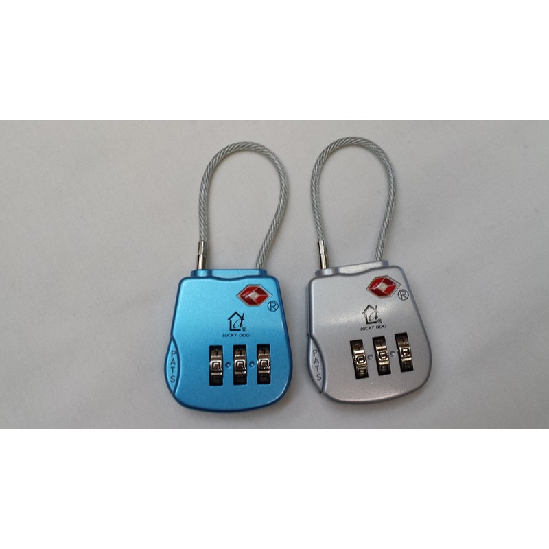 Travel Sentry TSA Approved 3-dial Combination Cable Luggage Lock -