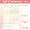 Fitness Journal Workout Planner, A5(6.4" x 8.3") Workout Journal &