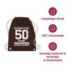 Shirtracer - Gym Bag Backpack - 50th Birthday - Ich
