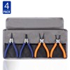 WISEPRO Set of 4 Precision Circlip Pliers, 7-inch Snap Ring