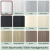 Wogati® Premium Lampshade, E14/E27, Cotton, Various Sizes and Colours, Colour: