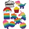 Pushpop Variety Pack of 10 Squishies Push Pop Bubble Fluffy