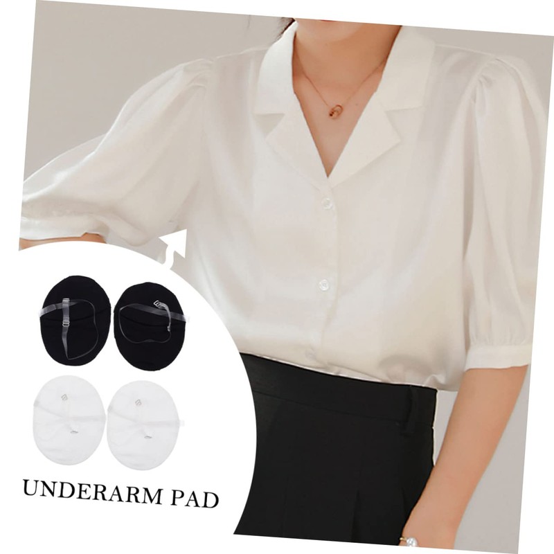 NOLITOY Underarm Pad Set 2 Pairs of Reusable Armpit Pads