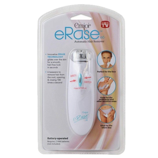 Emjoi eRase e6 - Facial Hair Remover - Epilator - Easy No Pain