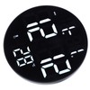 Round Digital Wall Clock 12 24Hr USB Powered Silent Modern