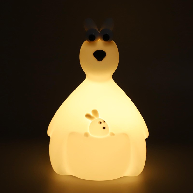 Cute Night Light Kangeroo Baby Pat Night Light Rechargeable Bedside