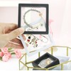 XiXiRan 3D Floating Display, 6 Display Box Jewellery, Coin Frame,